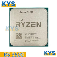 AMD For Ryzen 5 3500 R5 3500 3.6GHz six-core six-thread CPU processor 7NM 65W L3=32M 100-000000050 slot AM4