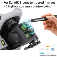 For DJI AIR 3 Lens Accessories HD For DJI AIR 3 Lens Tempered Film 9H High Hardness Tempered Film