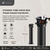 Standing coffee knock box tube bin coffee wadah ampas kopi berdiri
