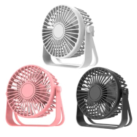 USB Desk Fan Hangings Fan 3 Speed Option USB Table Fan Removable Protective Cover for Anywhere