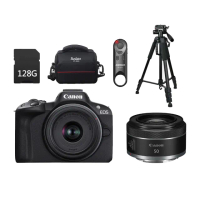 【Canon】EOS R50 18-45mm+RF 50mm F1.8+T-180m2 三腳架+BR-E1A藍牙遙控器+128G記憶卡+專業相機包(公司貨)