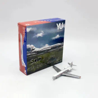 Diecast Alloy 1/400 Scale DYU0009 China Airlines Sud Aviation SE-210 B-1856 Aircraft Model Toys Adult Fans Collectible Souvenir