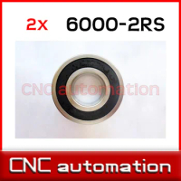 2pcs hub shaft 440 stainless steel hybrid ceramic ball bearings 6000 S6000 2RS 10*26*8mm Si3N4 bike part