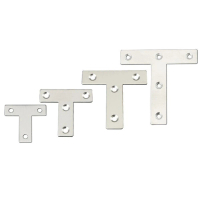 AC034 10入裝 不銹鋼角鐵 T型 50X50X寬14MM(厚1MM T型板鐵 角碼 固定鐵 加強 補強 支撐固定片)