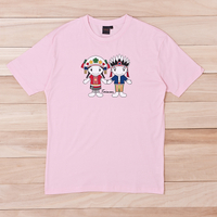 【仲夏周年慶】零碼 阿美族/成人短袖T-Shirt/粉色/台灣製/純棉