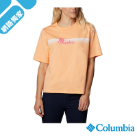 Columbia哥倫比亞 女款-North Cascades 短袖上衣-橘色 UAR35450OG