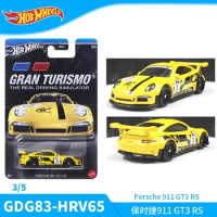 Hot Wheels Gran Turismo Car Porsche 911 GT3 RS Toys Boys 1:64 Diecast Vehicles Model Metal Juguetes Birthday Gift
