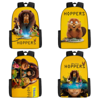 16 inch Hoppers Cartoon School Backpack 20L Large Capacity Burden Reduction Polyester Backpack For P