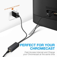 Ethernet Adapter Household Computers Safety Parts for Amazon Fire TV Google Homes Mini Chromecast Ultra 2 1 Audio