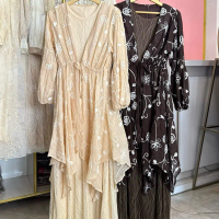 GAMIS ROMPI LEPAS BROKAT KOMBINASI