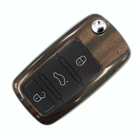 VOLKSWAGEN A款全包覆汽車鑰匙保護殼 日本品牌 個性鑰匙包 摺疊鑰匙套 VW福斯 鑰匙扣 鑰匙圈(五色可選)
