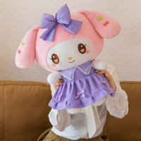 Influencer Kuromi ตุ๊กตาของเล่นตุ๊กตา Melody ตุ๊กตา Lolita ชุดตุ๊กตาขนาดใหญ่ Tanabata ของขวัญ FEMALE