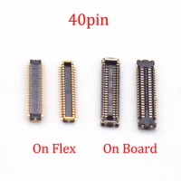5Pcs 40pin LCD Display FPC Connector On Board Screen Flex Plug Port For Huawei M3/M5 8.4 Honor 9 Lite/Mate 10 Lite/Honor V10