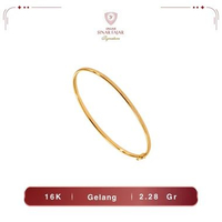 Gelang Bangle Emas Simple Luxury Kadar 16K - Sinar Fajar 2.24
