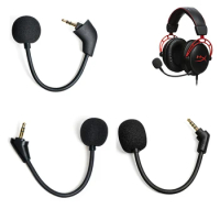 Headphone Microphone for Kingston HYPERX Alpha / Cloud / Cloud 2 II / Flight S / Revolver S Gaming Headset Cable Mini Microphone