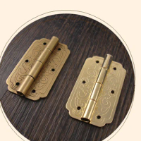 Hardware accessories Chinese copper hinge hinge antique hinge flat open hardware hinge hinge hinge jewelry box official suitcase