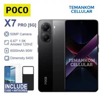 Poco X7 Pro 24GB RAM 12+12 Extend 12/512 12GB 512GB Baru hp gaming GARANSI RESMI BLACK