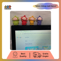 [FUNCREW] 1 Set 4pcs Pajangan Meja Lucu Teletubbies – Boneka Mini Imut Menggemaskan – Dekorasi Meja 