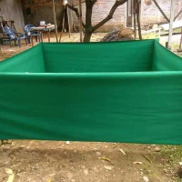 Geber ayam bahan tebal setara terpal ukuran 2x2 persegi