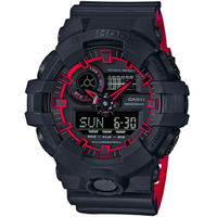 CASIO 卡西歐 G-SHOCK Layered Neon Color螢光線條運動腕錶(GA-700SE-1A4DR)-53mm【刷卡回饋 分期0利率】【APP下單點數13倍送】