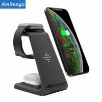 3 in 1 Wireless Charger Fast Induction Charging Holder For iPhone 12Pro MAX/11/XR/8 Samsung For Apple Watch Charger Airpods Pro