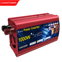 Solar Inverter 12v 220v 500W 1000W 3000W 400W Modified Sine Wave Inverter Voltage Transformer Power Converter Panel Car Inverter