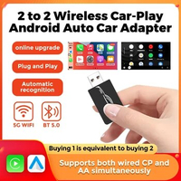 Wired to Wireless Carplay Android Auto Smart box Plug And Play 5Ghz WiFi BT5.0 Support SWC Voice control MAP For Audi Hyundai VW