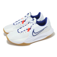 【NIKE 耐吉】籃球鞋 Precision 6 VI 男鞋 白 藍 膠底 緩衝 輕量 運動鞋(HV1796-141)