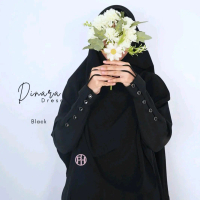 Dinara Dress by Pelangi hijab / gamis polos bahan mango / gamis syar'i