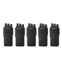 【AnyTalk】FRS-910W 10W業務型免執照無線電對講機附耳機麥克風(5入組)