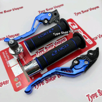 Handgrip RCB Original HG55 + Handle Rem Stelan CNC + Jalu Stang Chrome Universal Handgrip Motor Nmax