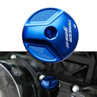 Motorcycle New Oil Filler Cover Engine Drain Plug Blue For YAMAHA TRACER 900/GT Tracer 900gt MT09 Tracer 2018 2019 2020 2021