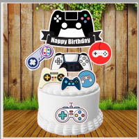 Game Console Birthday Cake Topper 001