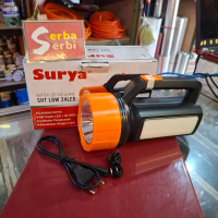 Senter tangan cas rechargeable led torch Sht 6w 24Led Surya