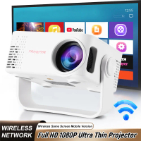 M60 [Item Panas Baharu] Projektor Mudah Alih Rumah 1080P HD Ringan Projektor Mudah Alih Casting Skri