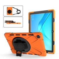 Kids Safe Shockproof Heavy Duty Case For Huawei MatePad 10.4 Pro 10.8 M5 Pro M6 10.8 Tablet Protective Stand case Shoulder Strap