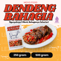 DENDENG BAHAGIA - DAGING SAPI BALADO BATOKOK LAMBOK HALAL - 250gr 500gr - By MOYO FOOD