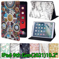 For iPad 10.2 inch Case 2021 Leather Smart Stand Tablet Cover for Apple IPad 9th Generation Funda ipad 9