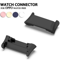 2pcs Metal Connector for oppo watch free Smart Watch Connectors Adapter for oppo watch free Bracelet Accessories
