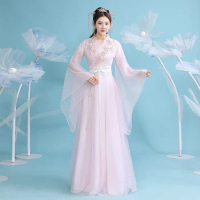 New Women Hanfu Chinese Traditional Folk Costume Girl Han Dynasty Dance Wear Lady Fairy Dress Cosplay Ancient Prince Suit SL4152