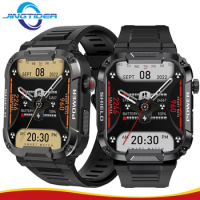 MK66 Rugged Outdoor Smart Watch Military Qualtiy IP68 Waterproof Bluetooth Call Men Smartwatch Voice Assistant Healthy Monitor