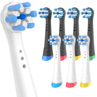 Replacement Toothbrush Heads Compatible with Braun Oral B iO 3/4/5/6/7/8/9/10 Series Electric Toothbrush Replacement Heads