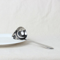 德國出口 304高檔加厚不銹鋼湯勺 帶導流嘴 不銹鋼勺子 調羹湯匙