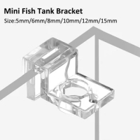 4Pcs 5mm~15mm Fish Tank Acrylic Cover Holder Clips Aquarium Lid Cover Support Holder Bracket Clamp Stand Aquarium Accessories