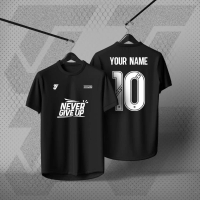 เสื้อเจอร์ซีย์แบบกำหนดเอง TJNG Never Give Up พร้อมชื่อแบบกำหนดเอง (จัดส่งรวดเร็ว)