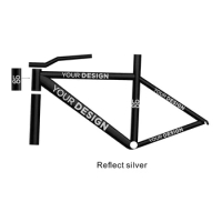 Customized Bicycle Frame Sticker, MTB Decals, Cycling Accessories, Protects Your Bike from Scratches and Dings