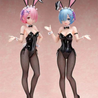 Freeing Original: Anime Re:Zero RAM REM Bunny Girl 44cm PVC Action Figure Anime Figure Model Toys Figure Collection Doll Gift