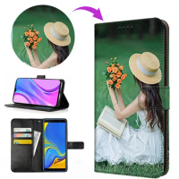Personalized Leather Wallet Cover for LG Custom Photo Case, G8, ThinQ, Stylo 7, K42, K50S, K51S, K51, K31, G6, G7, V20, V30, V40
