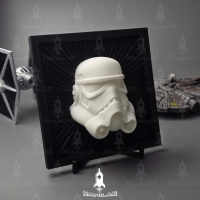 Star Wars Stormtrooper Wall Art(Stand Included)17cm X 17cm X 6cm 3D Picture Frame