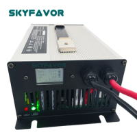 Automatic 48V 20A lead acid battery charger 48v 20a fast Maintenance-free 48v agm deep cycle battery charger for 180ah 200ah